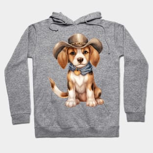 Cowboy Beagle Dog Hoodie